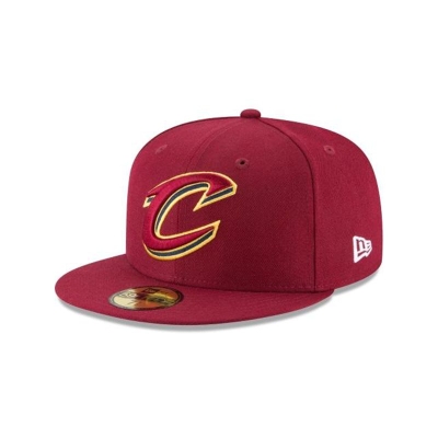 Cleveland Cavaliers Gorra | New Era NBA Team Color 59fifty Fitted Cap Mexico - Rojos